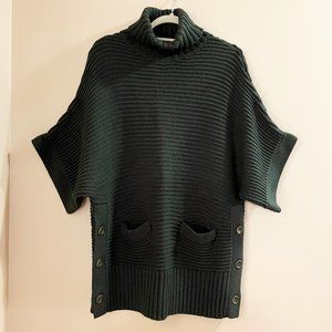 NWT J Crew Tunic Turtleneck Poncho Sweater